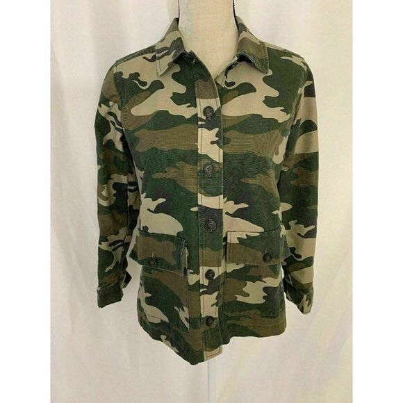 Me. N. U. Girls Camouflage Long Sleeve jacket - Picture 1 of 7